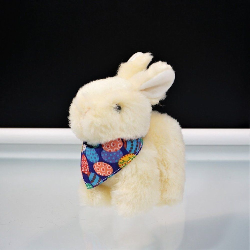 Easter Bandana Bunny Rabbit Stuffed Plush Animal Olivine International Toy